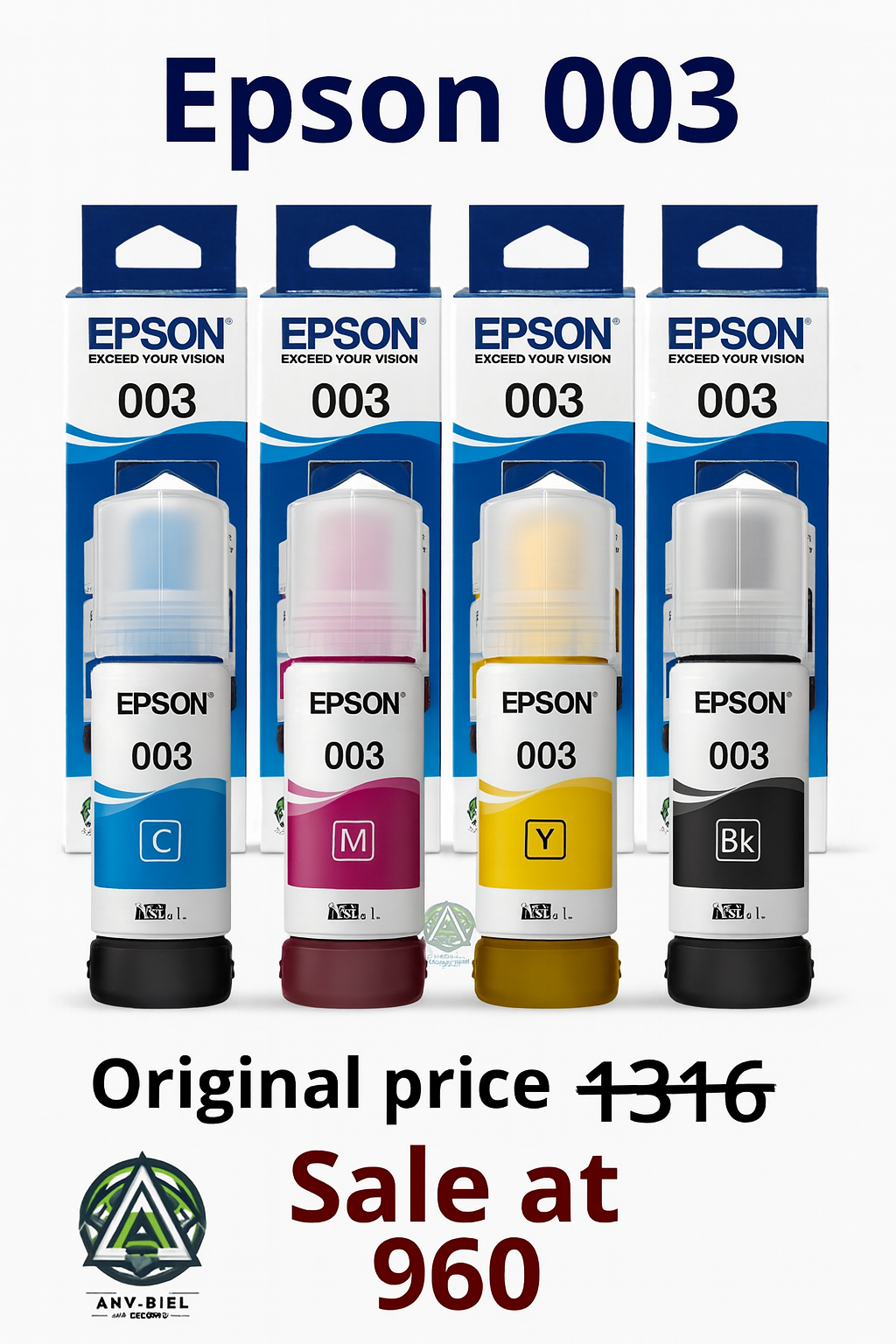 EPSON GENUINE INK SET ONLY